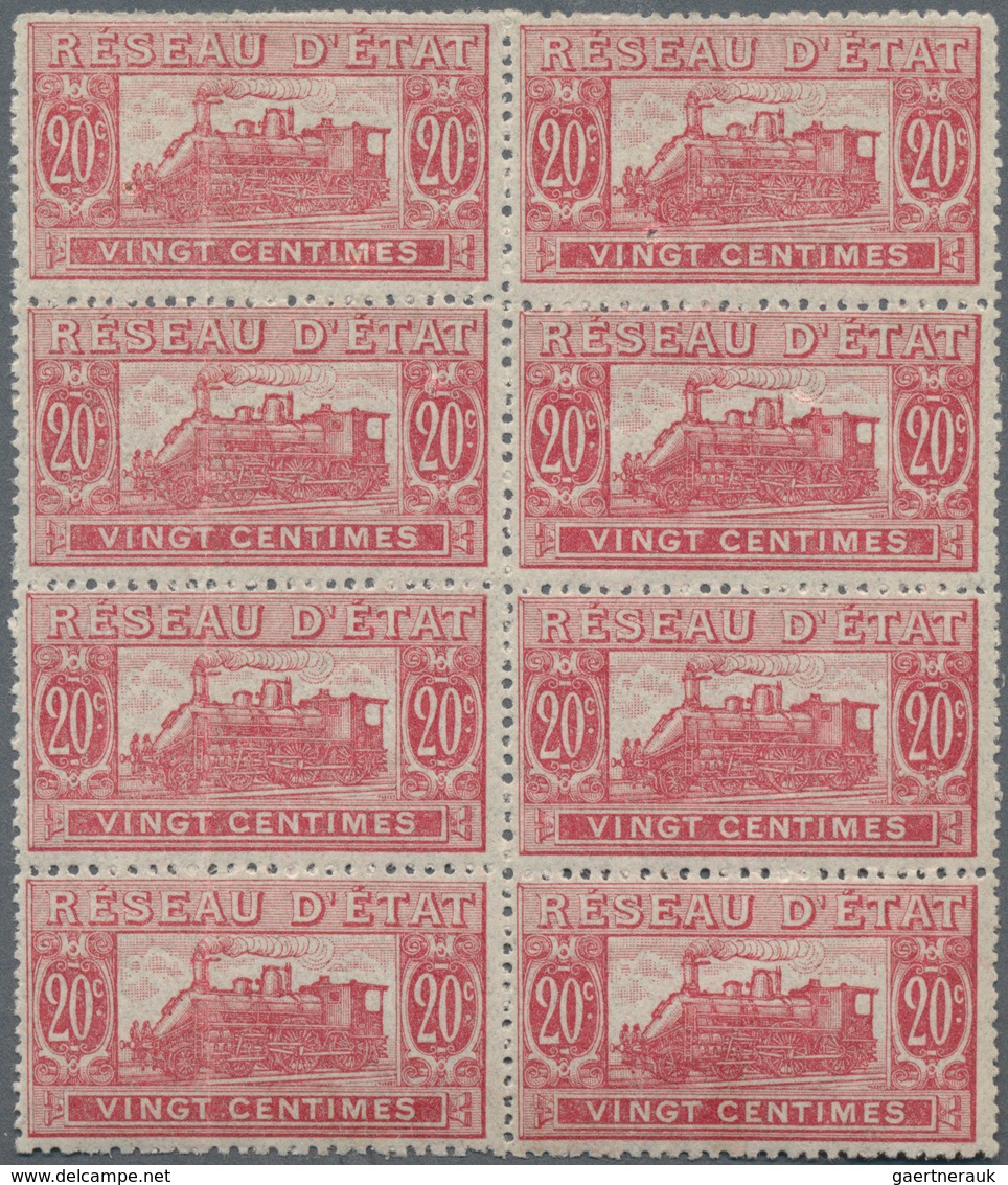 Frankreich - Postpaketmarken: 1901/1945 (ca.), Accumulation With Hundreds Of Stamps Incl. A Nice Par - Sonstige & Ohne Zuordnung