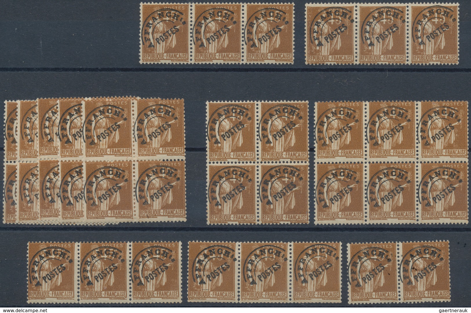 Frankreich - Vorausentwertungen: 1923/1941, Lot Of Apprx. 145 Stamps Of Various Issues, Incl. Better - Sonstige & Ohne Zuordnung