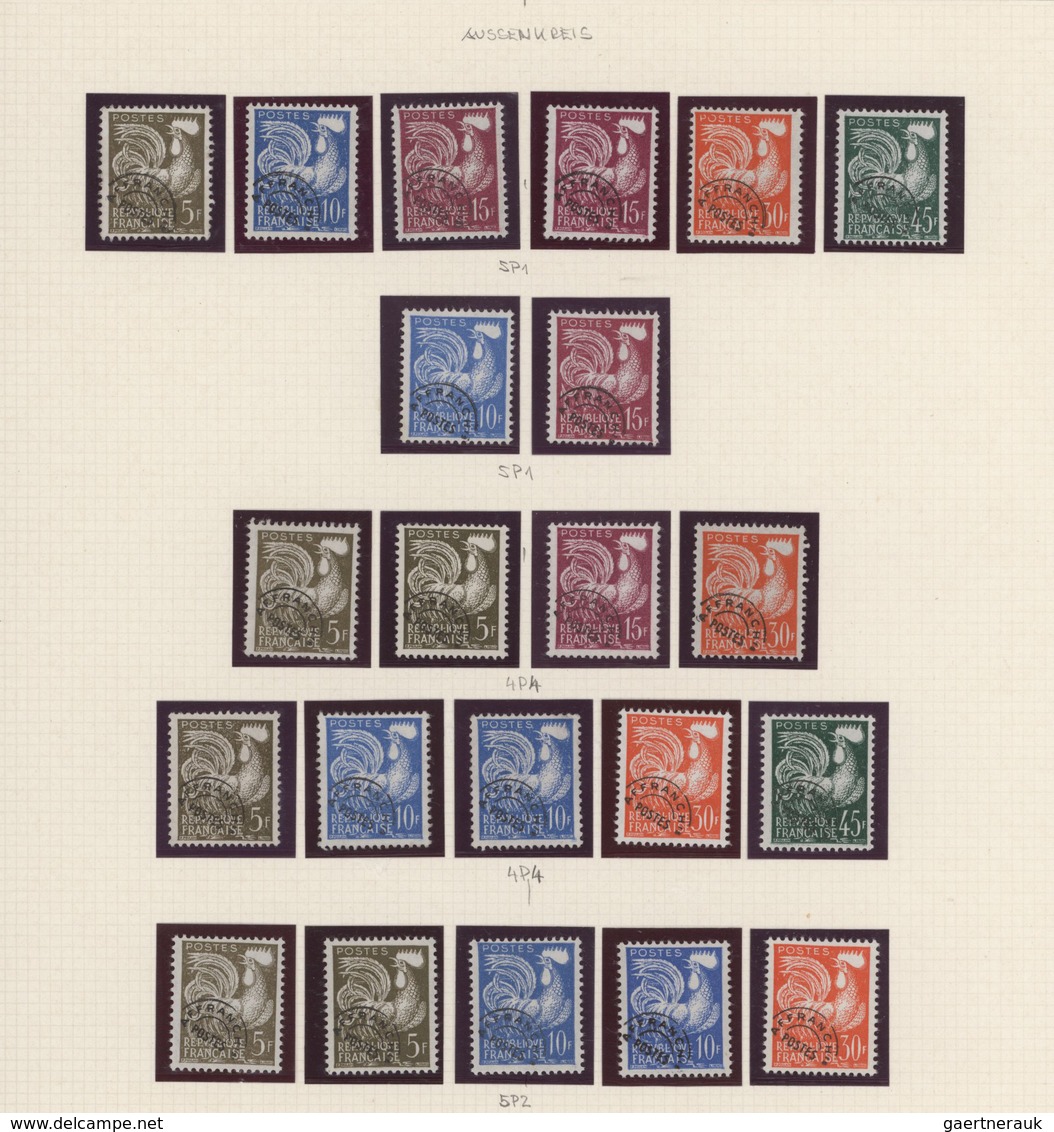 Frankreich - Vorausentwertungen: 1954/1983, PRECANCELLATIONS (préoblitérés), Collection Of Apprx. 40 - Sonstige & Ohne Zuordnung