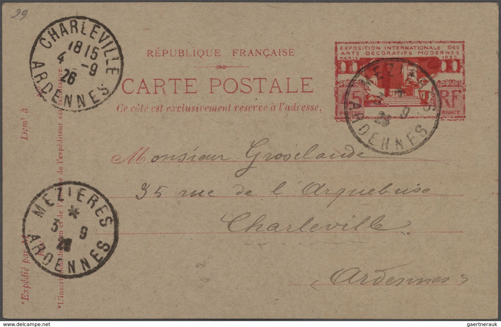 Frankreich - Ganzsachen: 1870/1935 Collection Of About 270 Unused And Used Postal Stationeries In La - Autres & Non Classés