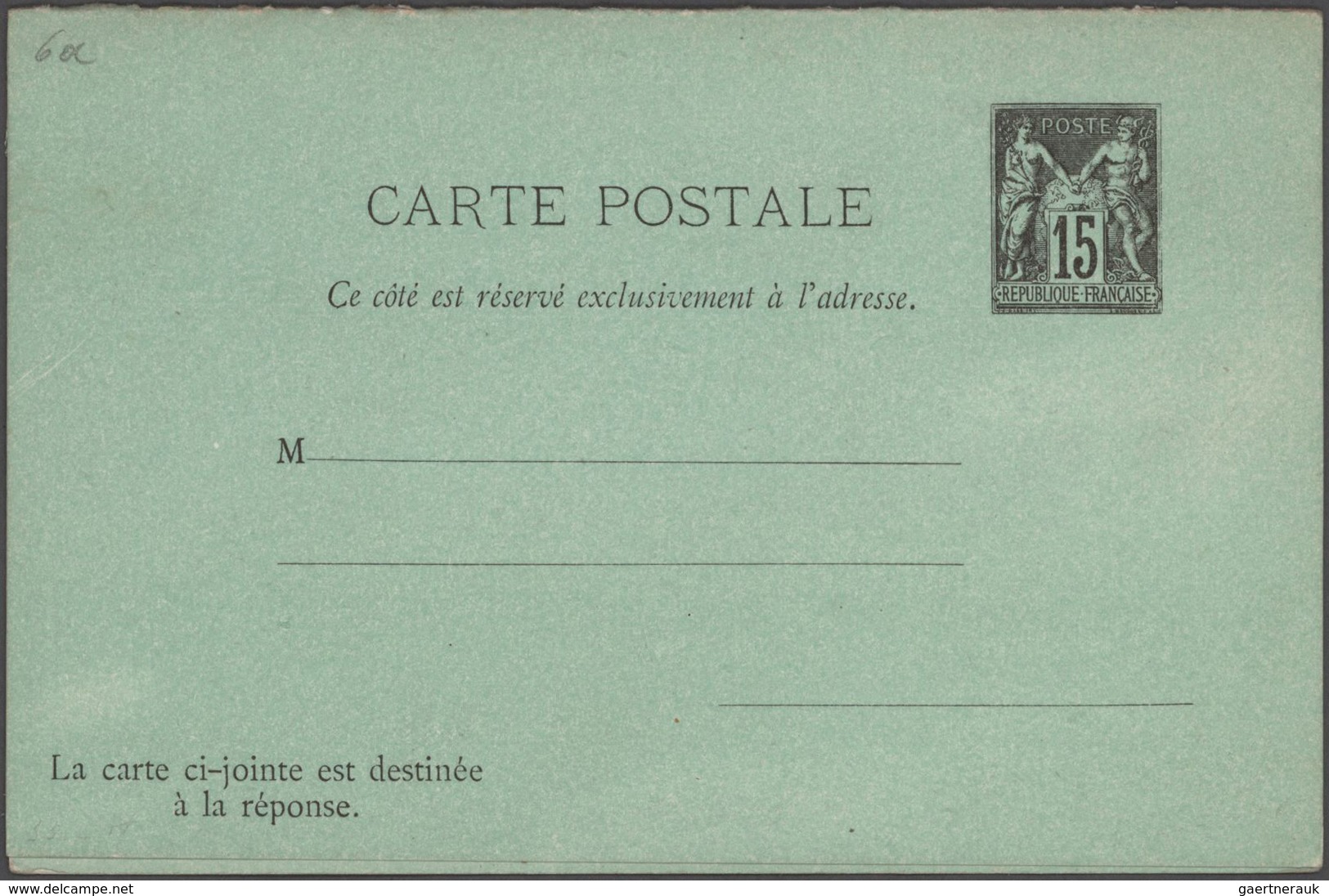 Frankreich - Ganzsachen: 1870/1935 Collection Of About 270 Unused And Used Postal Stationeries In La - Altri & Non Classificati