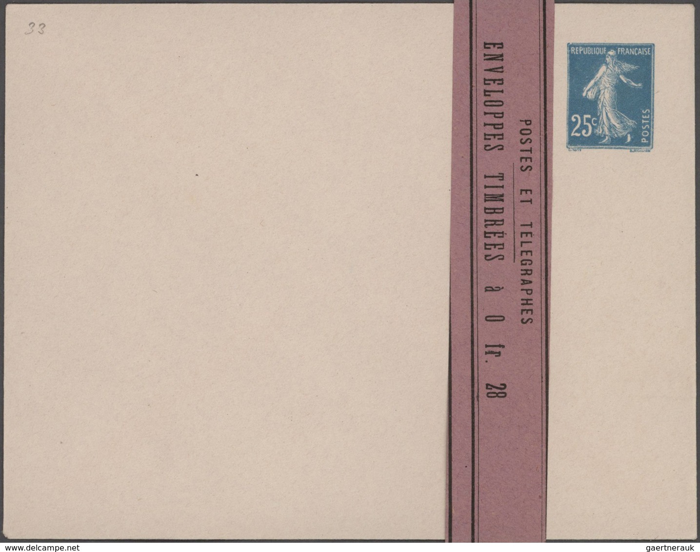 Frankreich - Ganzsachen: 1870/1935 Collection of about 270 unused and used postal stationeries in la