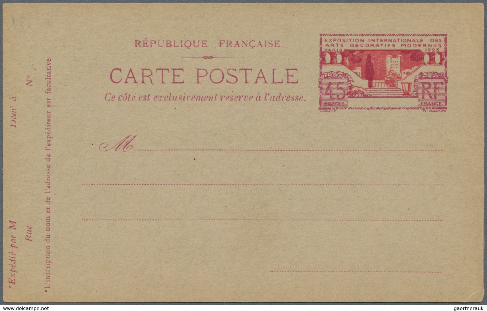 Frankreich - Ganzsachen: 1878/1960, Collection Of Approx. 750 Unused Postal Stationeries, Postal Sta - Otros & Sin Clasificación