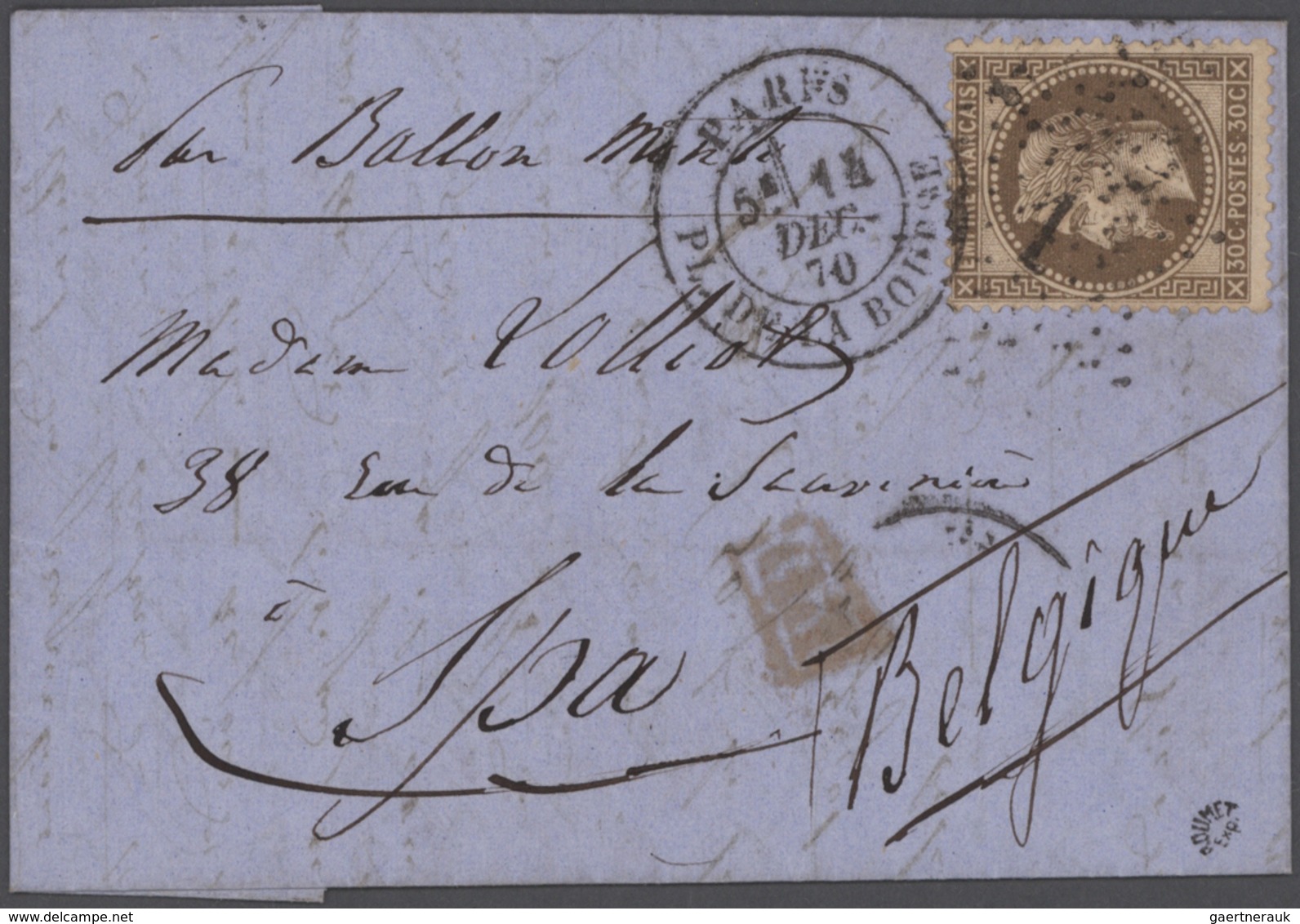 Frankreich - Ballonpost: 1870/1871, Franco-Prussian War In General And Ballon Monte In Particular, S - 1960-.... Lettres & Documents