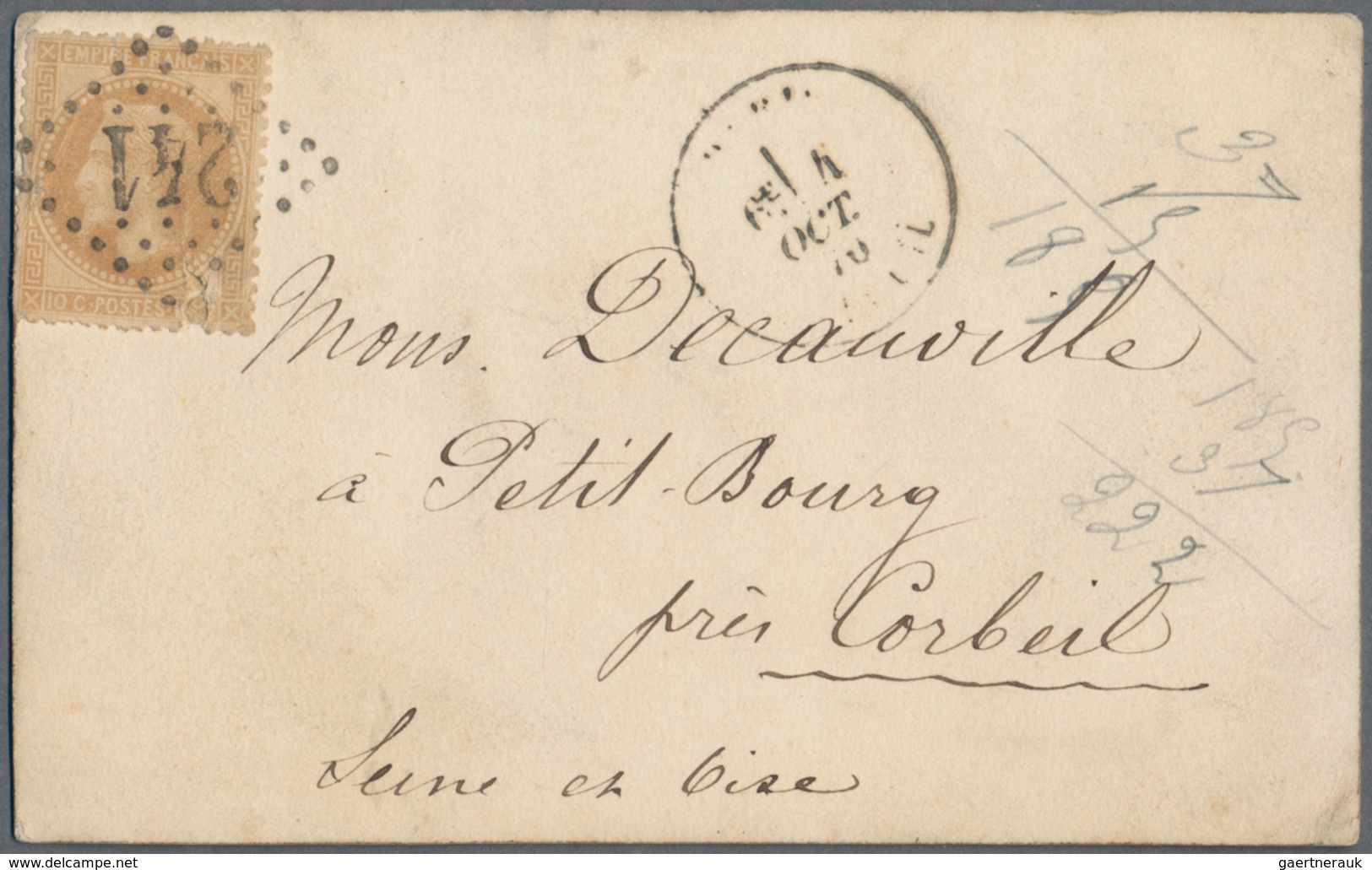 Frankreich - Ballonpost: 1870-71 BALLON MONTÉ: Correspondence of 24 letters and postcards all from P