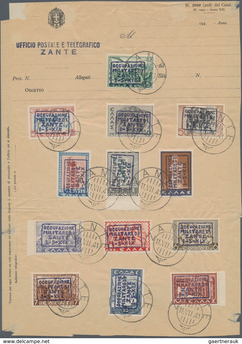 Griechenland: 1898-1945 ca., "GREECE LOCALS & LEVANT POST OFFICES" Specialized collection in album c