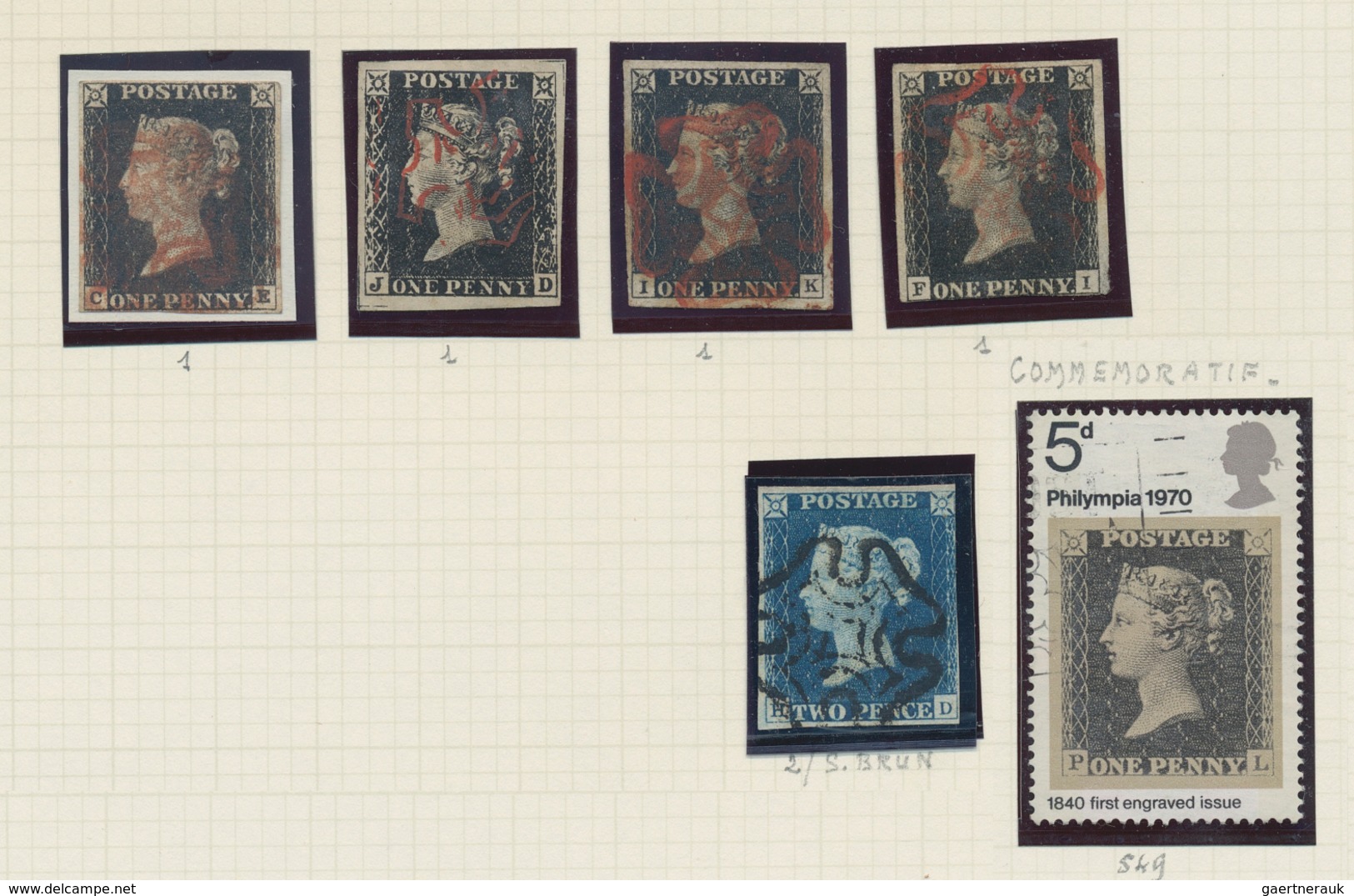 Großbritannien: 1840/1910 (ca.), QV (mainly) And KEVII, Almost Exclusively Used Collection In An Alb - Autres & Non Classés