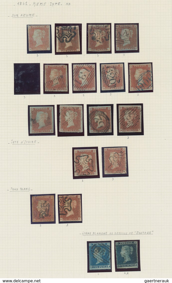 Großbritannien: 1840/1910 (ca.), QV (mainly) And KEVII, Almost Exclusively Used Collection In An Alb - Otros & Sin Clasificación