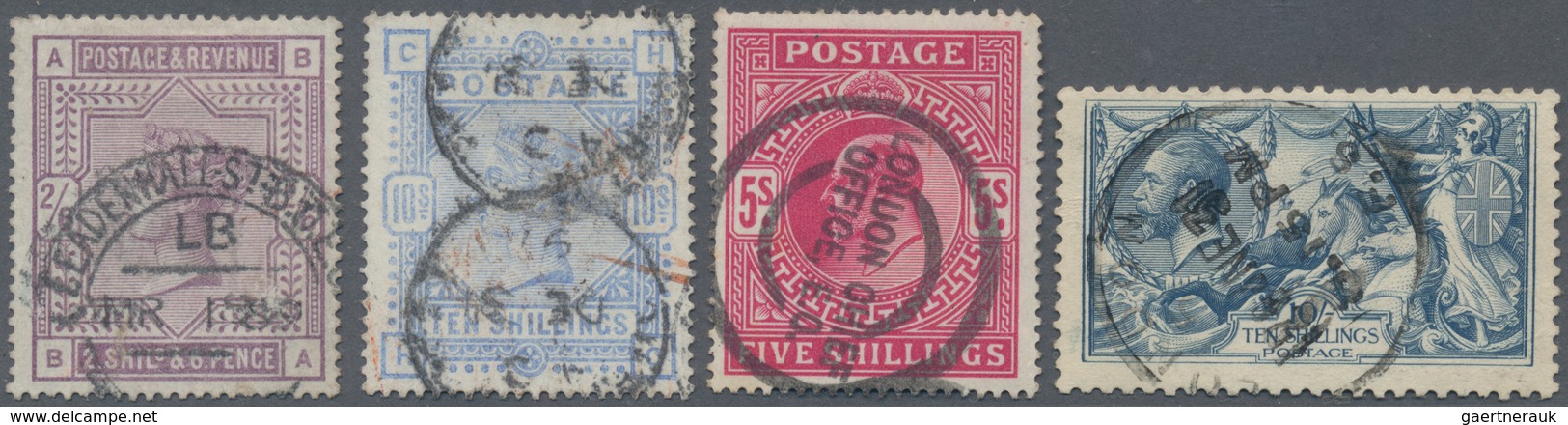 Großbritannien: 1840/1925 (ca.), Accumulation On Stockcards With Majority In The Pre-1910 QV/KEVII I - Autres & Non Classés