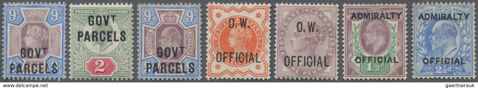 Großbritannien: 1840/1925 (ca.), Accumulation On Stockcards With Majority In The Pre-1910 QV/KEVII I - Other & Unclassified