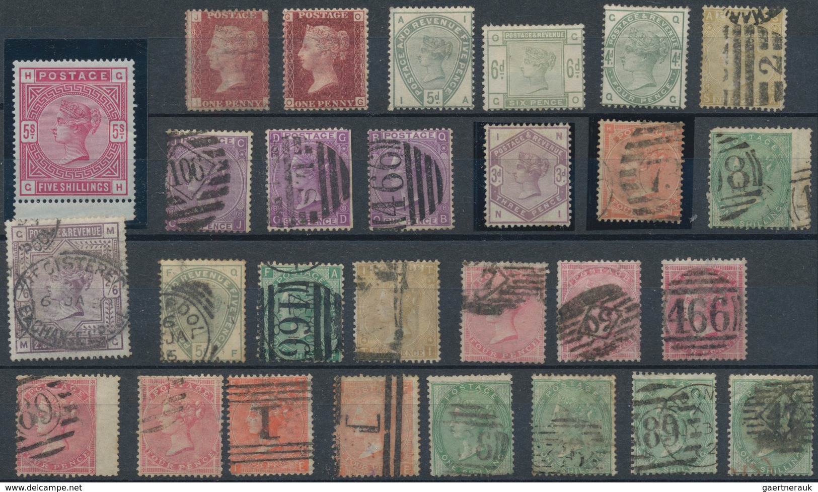 Großbritannien: 1841/1930 (ca.), Used And Mint Accumulation On Stockcards With Plenty Of Material, B - Otros & Sin Clasificación