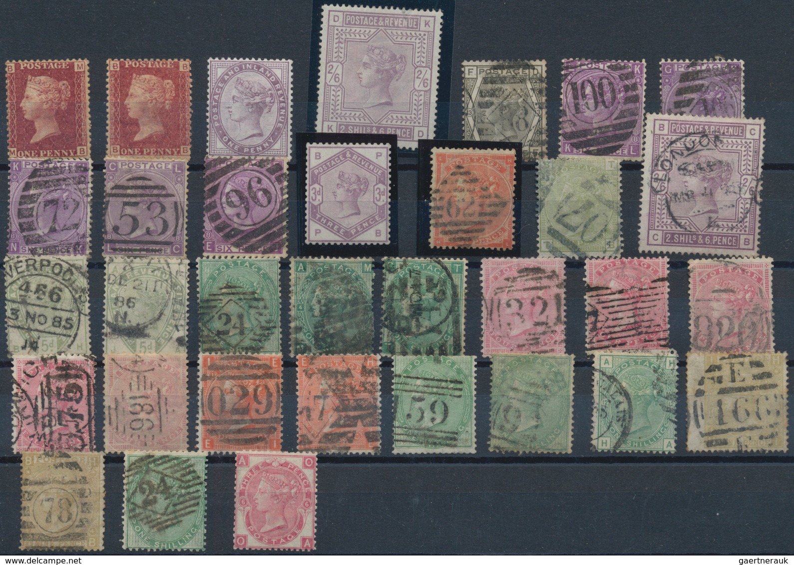 Großbritannien: 1841/1930 (ca.), Used And Mint Accumulation On Stockcards With Plenty Of Material, B - Andere & Zonder Classificatie