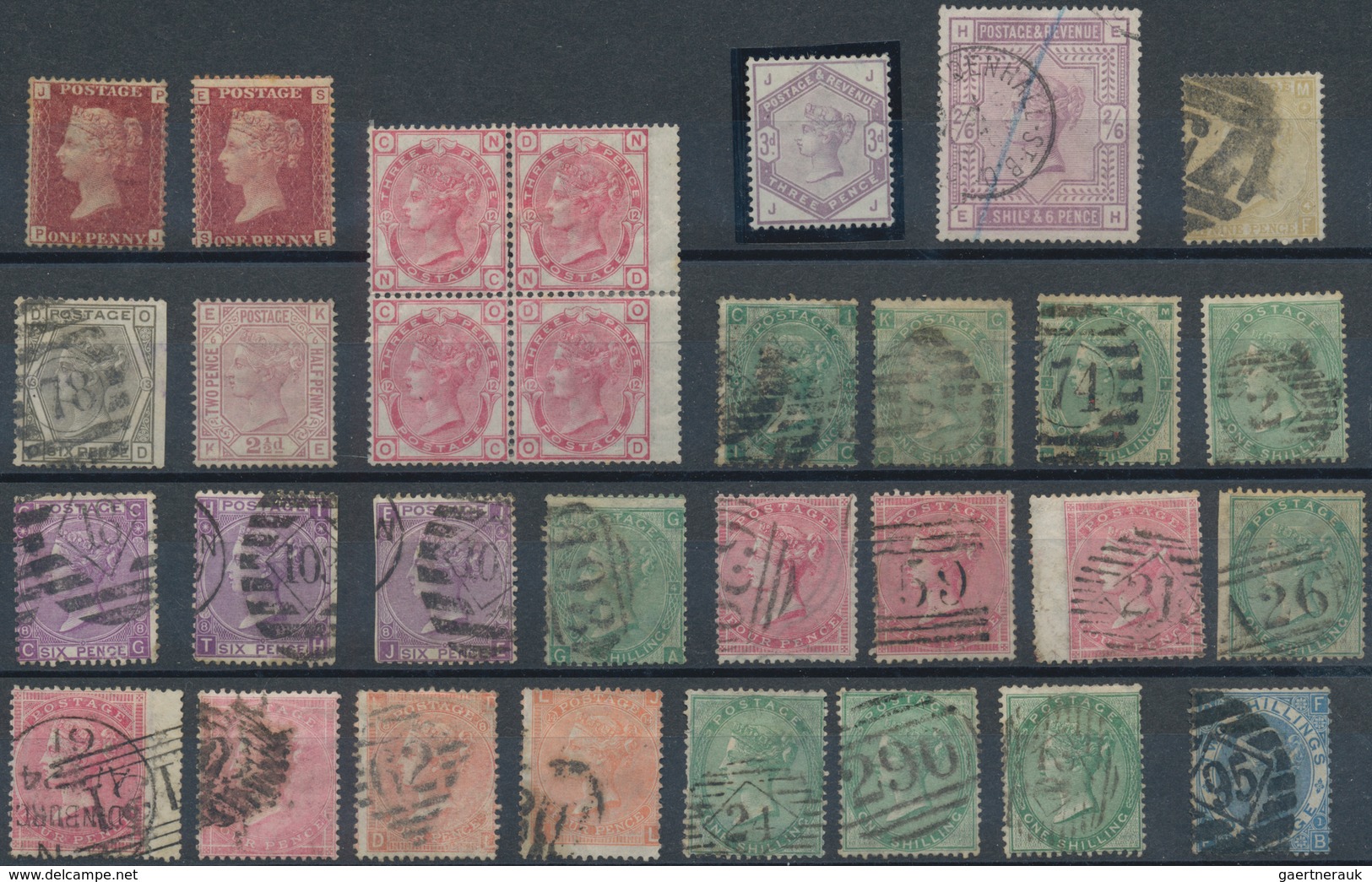 Großbritannien: 1841/1930 (ca.), Used And Mint Accumulation On Stockcards With Plenty Of Material, B - Otros & Sin Clasificación