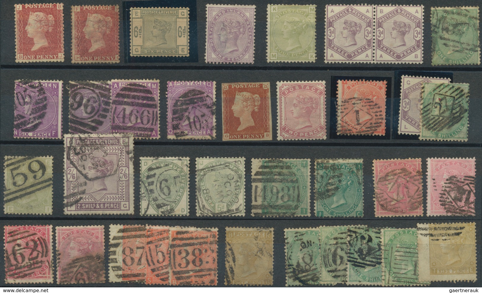 Großbritannien: 1841/1930 (ca.), Used And Mint Accumulation On Stockcards With Plenty Of Material, B - Otros & Sin Clasificación