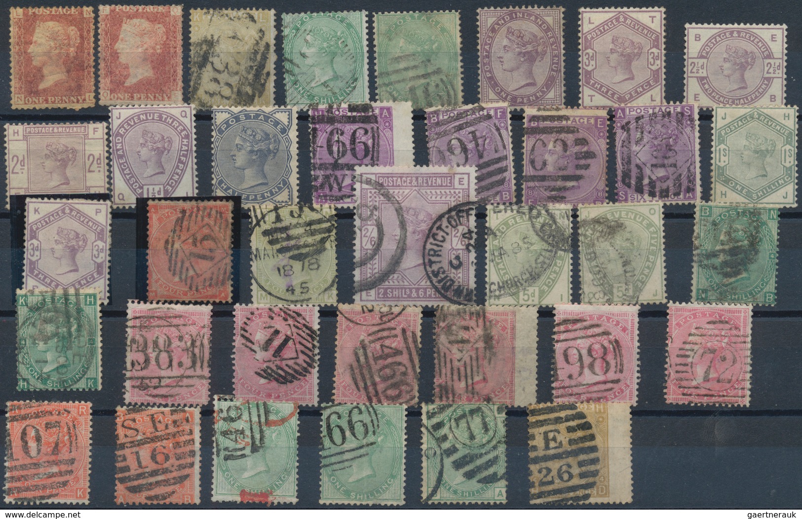 Großbritannien: 1841/1930 (ca.), Used And Mint Accumulation On Stockcards With Plenty Of Material, B - Andere & Zonder Classificatie