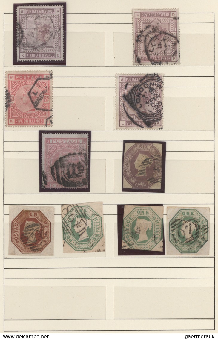 Großbritannien: 1841/1935 (ca.), Mainly Used Balance On Stockcards/in Two Approval Books, Slightly V - Otros & Sin Clasificación