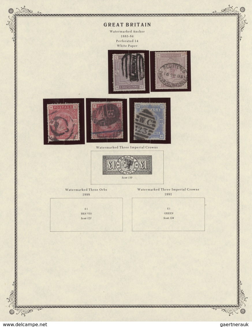 Großbritannien: 1841/2004, Mint And Used Collection/balance In Two Albums/on Stockpages, Comprising - Otros & Sin Clasificación