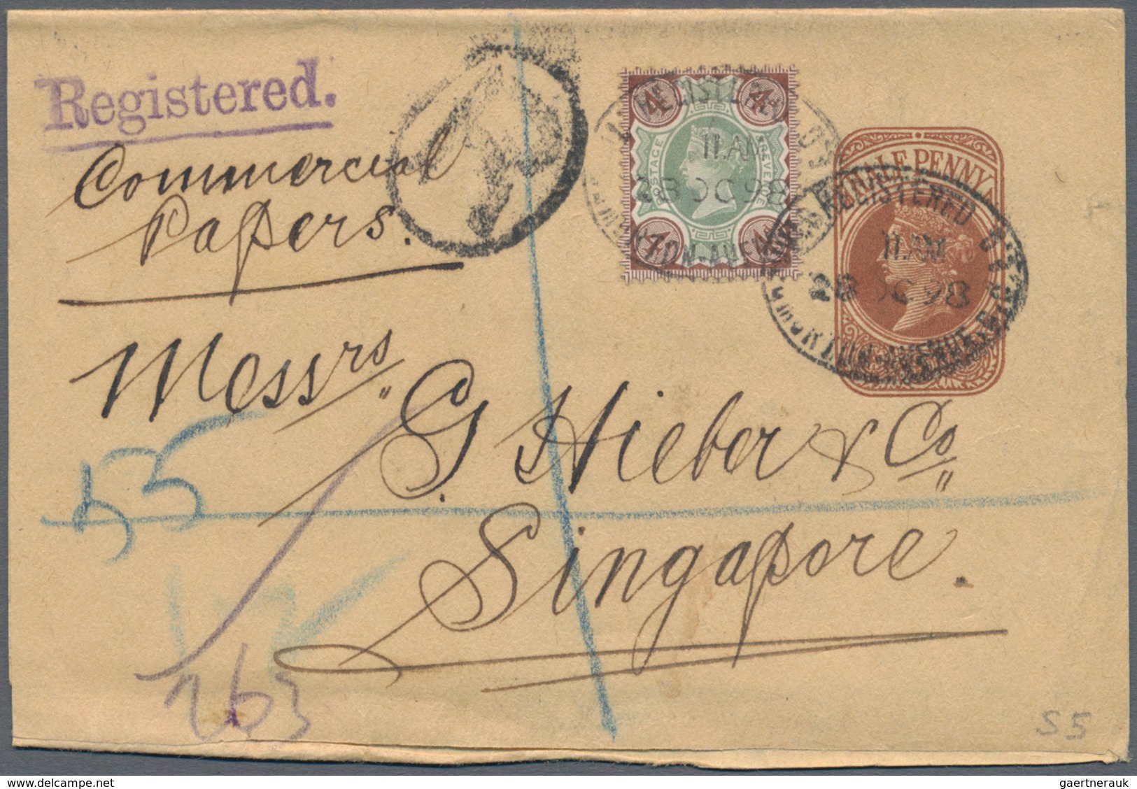 Großbritannien: 1875/1973, Accumulation Of Approx. 330 Covers And Unused/CTO-used And Commercially U - Otros & Sin Clasificación