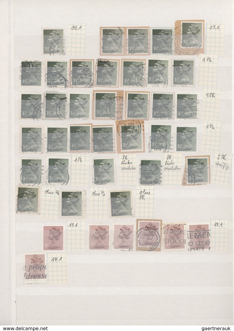 Großbritannien - Machin: 1952/2000 (ca.), Comprehensive Accumulation Of The QEII Definitives, Neatly - Machins