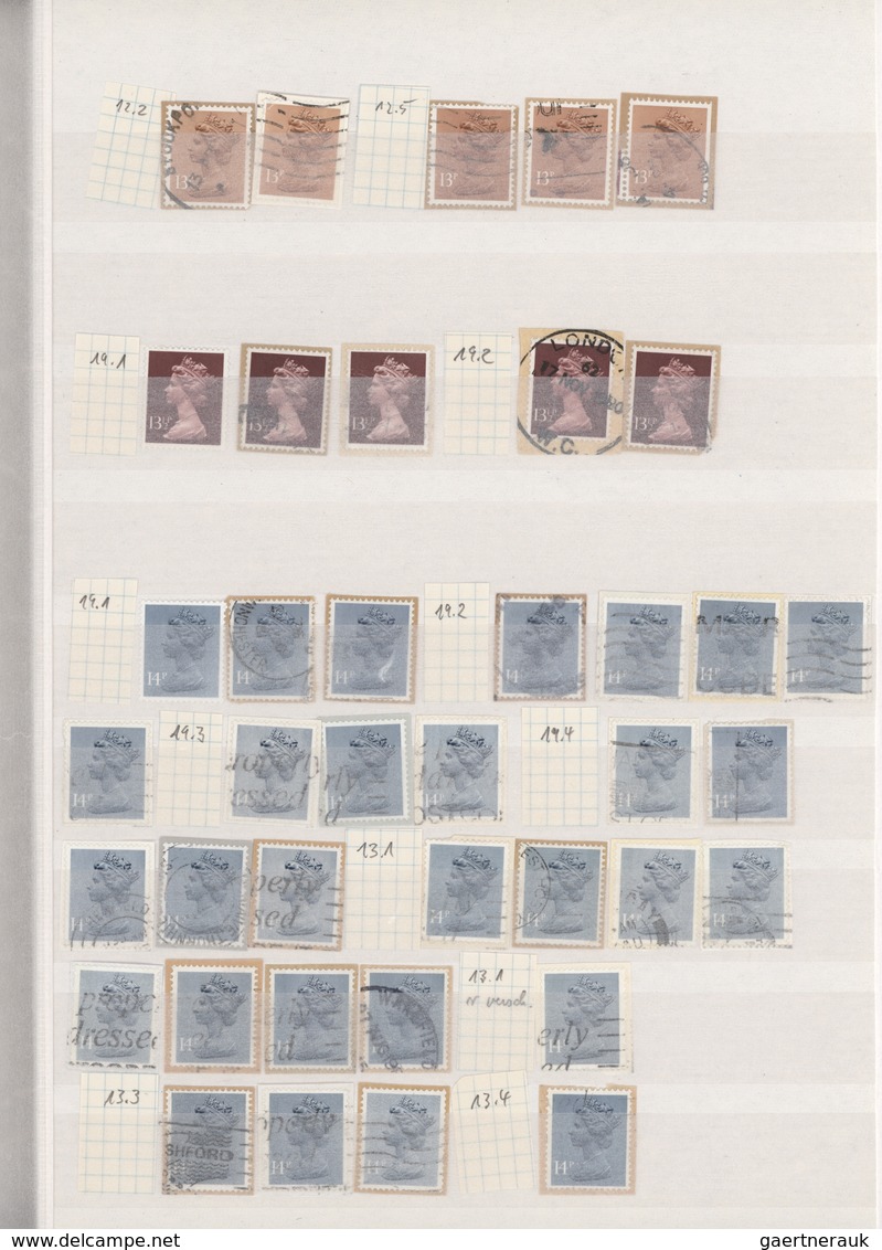 Großbritannien - Machin: 1952/2000 (ca.), Comprehensive Accumulation Of The QEII Definitives, Neatly - Machin-Ausgaben