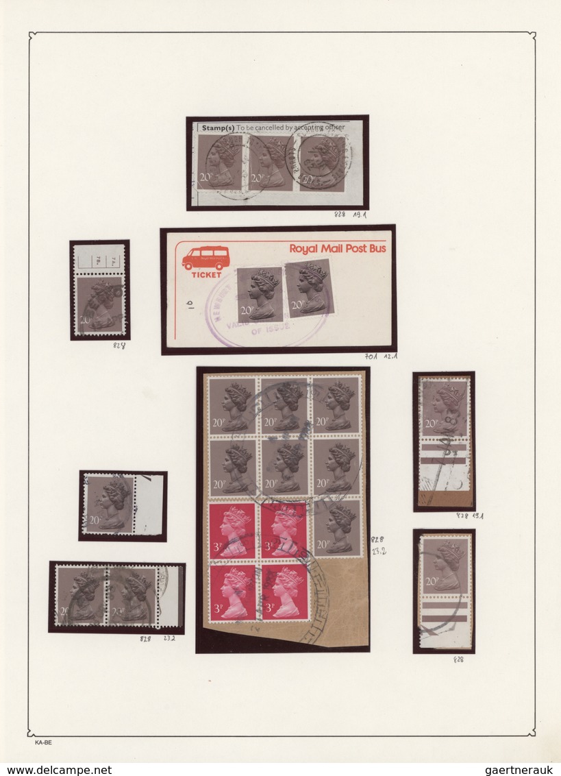 Großbritannien - Machin: 1973/2000 (ca.), Comprehensive Collection Of The Definitives Machins/Castle - Machins