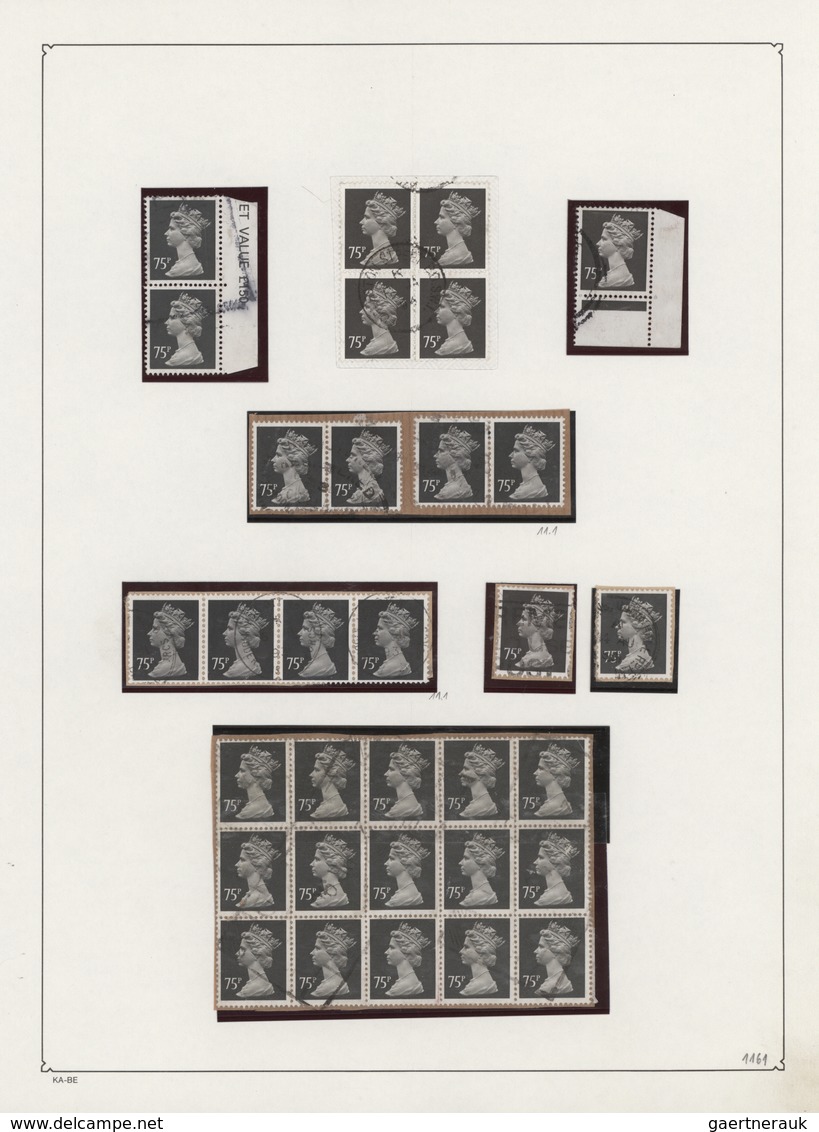 Großbritannien - Machin: 1973/2000 (ca.), Comprehensive Collection Of The Definitives Machins/Castle - Machin-Ausgaben