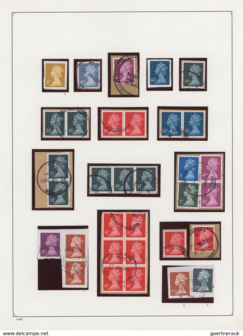 Großbritannien - Machin: 1973/2000 (ca.), Comprehensive Collection Of The Definitives Machins/Castle - Série 'Machin'