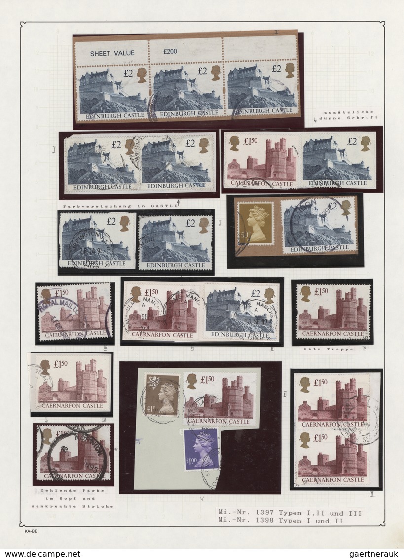 Großbritannien - Machin: 1973/2000 (ca.), comprehensive collection of the definitives Machins/Castle