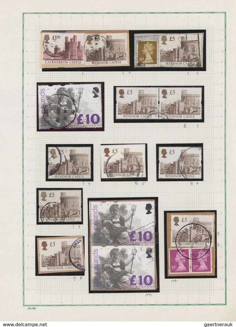 Großbritannien - Machin: 1973/2000 (ca.), comprehensive collection of the definitives Machins/Castle