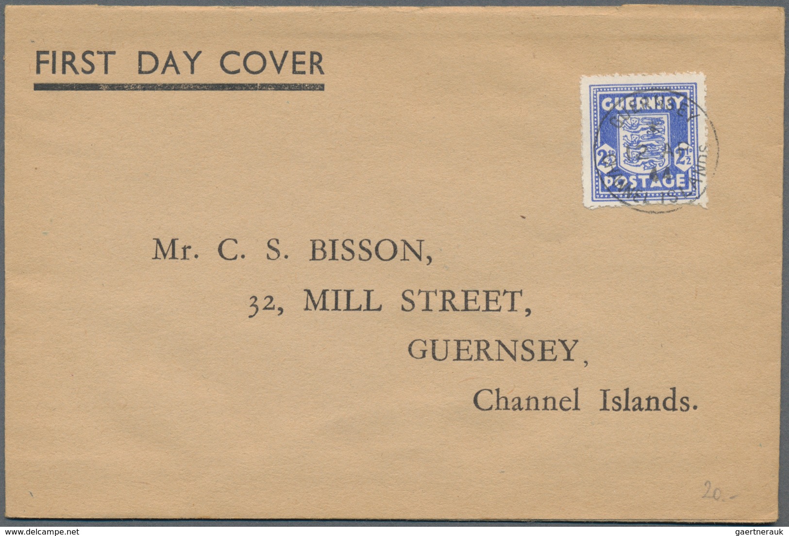 Großbritannien - Guernsey: 1941/95, Accumulation Of Approx. 290 Covers And Mostly Unused Postal Stat - Guernesey