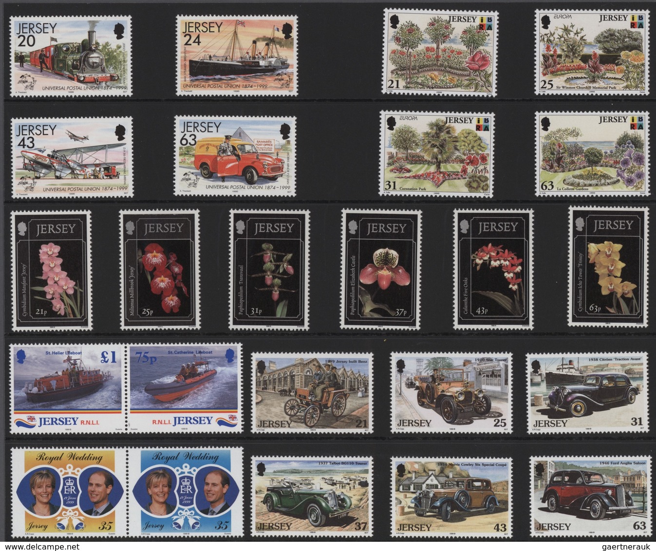 Großbritannien - Jersey: 1999, Year Pack, Investment Lot With 105 Copies Of The Year Set On Stockcar - Jersey