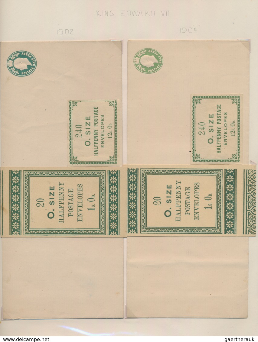 Großbritannien - Ganzsachen: 1841/1979 Postal Stationery Collection Of Ca. 170 Mostly Unused Envelop - 1840 Buste Mulready