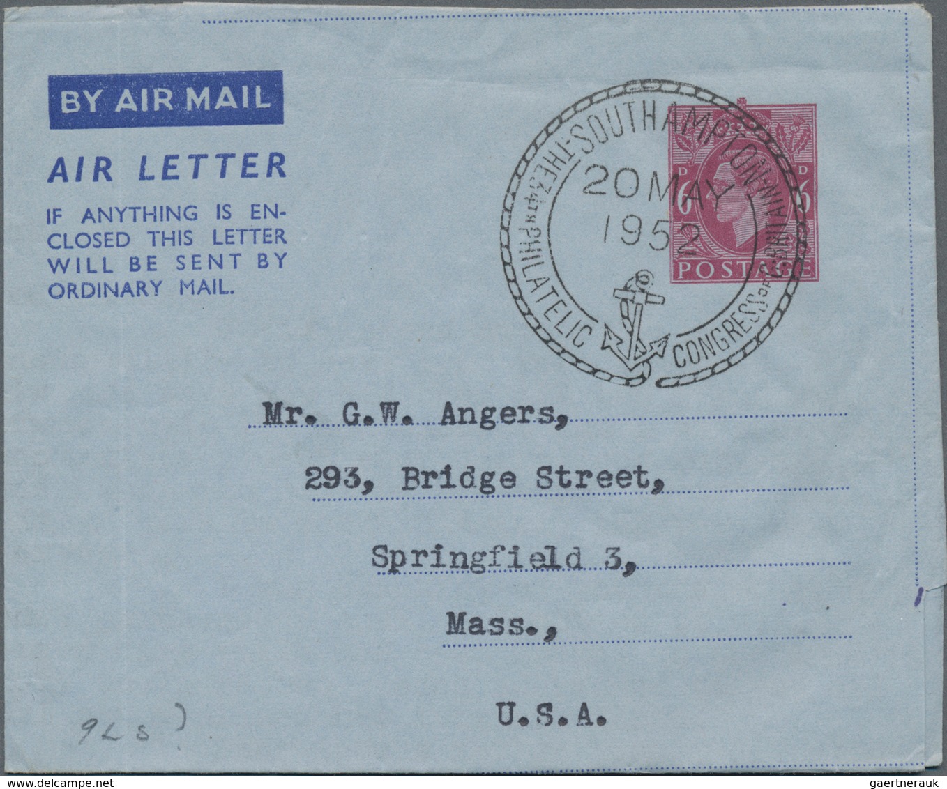 Großbritannien - Ganzsachen: 1943/53 Ca. 80 Unused And Commercially Used Aerograms, Many Sent Abroad - 1840 Mulready Omslagen En Postblad