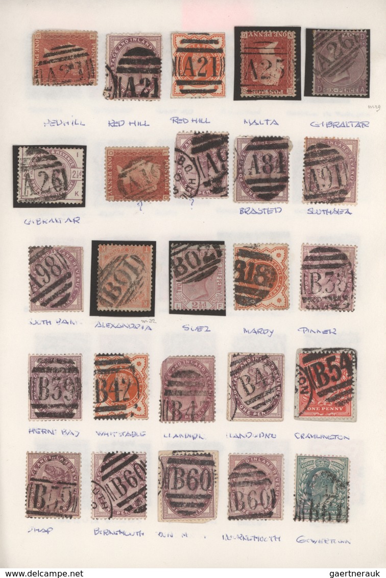 Großbritannien - Stempel: 1841/1920 (ca.), Chiefly QV, Accumulation/collection Of Apprx. 1.800 Stamp - Marcofilia