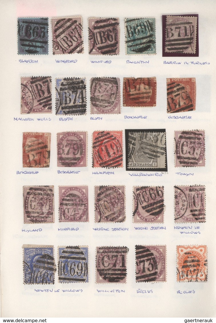 Großbritannien - Stempel: 1841/1920 (ca.), Chiefly QV, Accumulation/collection Of Apprx. 1.800 Stamp - Marcofilia