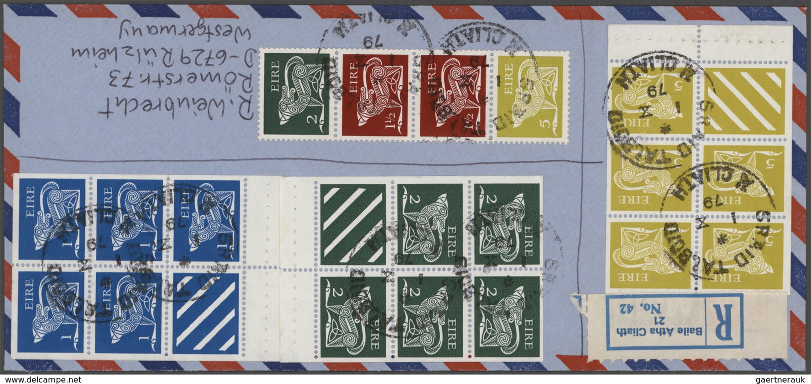 Irland: 1847/1983 (ca.), Holding Of Apprx. 120 Covers/cards From British Period, Showing A Nice Rang - Lettres & Documents