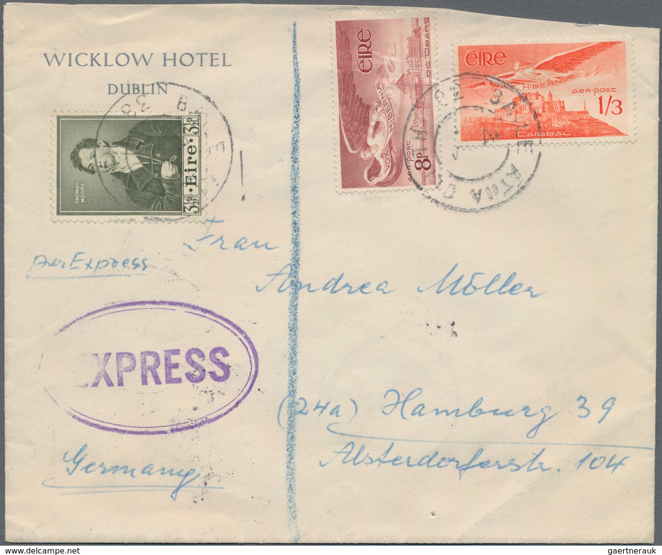 Irland: 1860/1977, Holding Of Apprx. 150 Covers/cards/stationeries From British Period And Main Valu - Cartas & Documentos