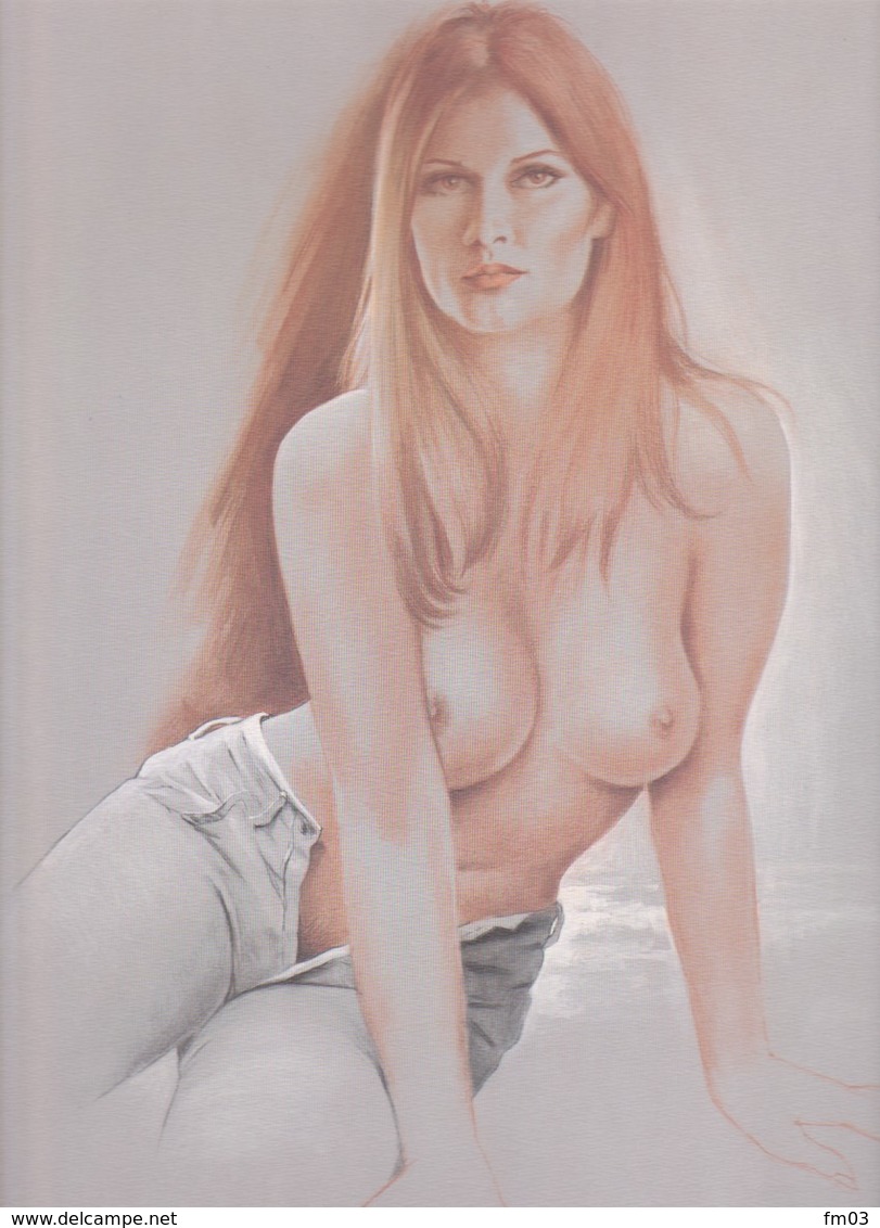 Michel Gourdon Frére D'Aslan Portfolio Génération érotique N° 1 Pin Up Femme Nu - Art