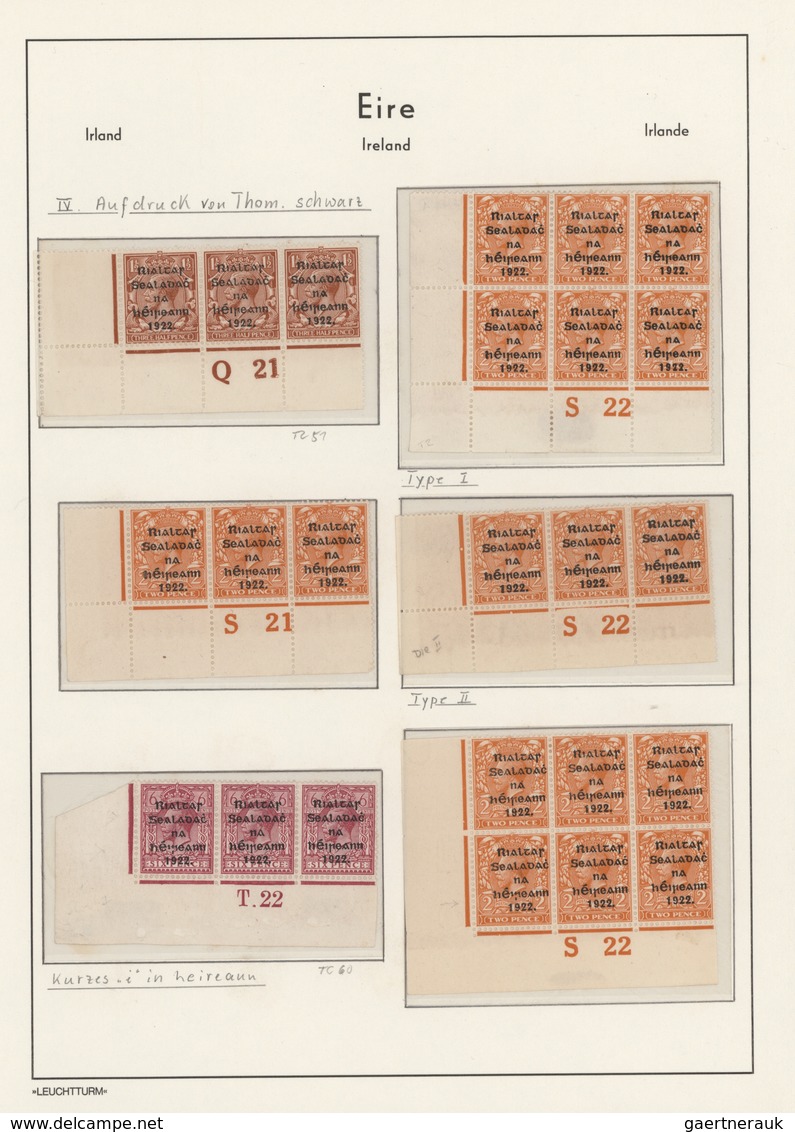 Irland: 1922/1999, A Splendid Mint Collection In Three Lighthouse Albums, Well Collected Throughout - Cartas & Documentos