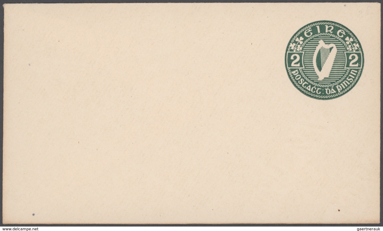 Irland: 1922/94 accumulation of ca. 480 unused/CTO-used and commercially used postal stationeries (p