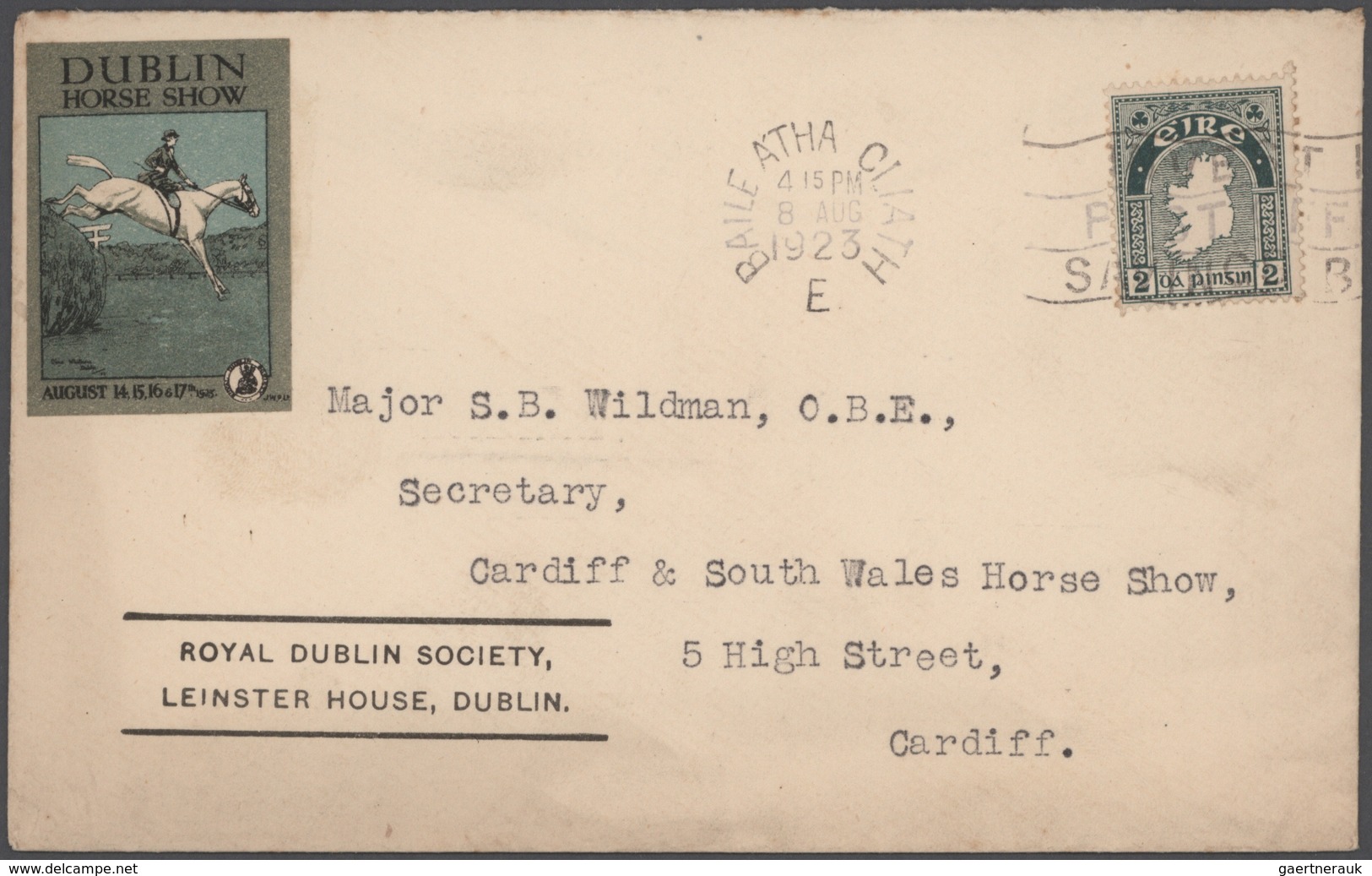 Irland: 1922/94 accumulation of ca. 480 unused/CTO-used and commercially used postal stationeries (p