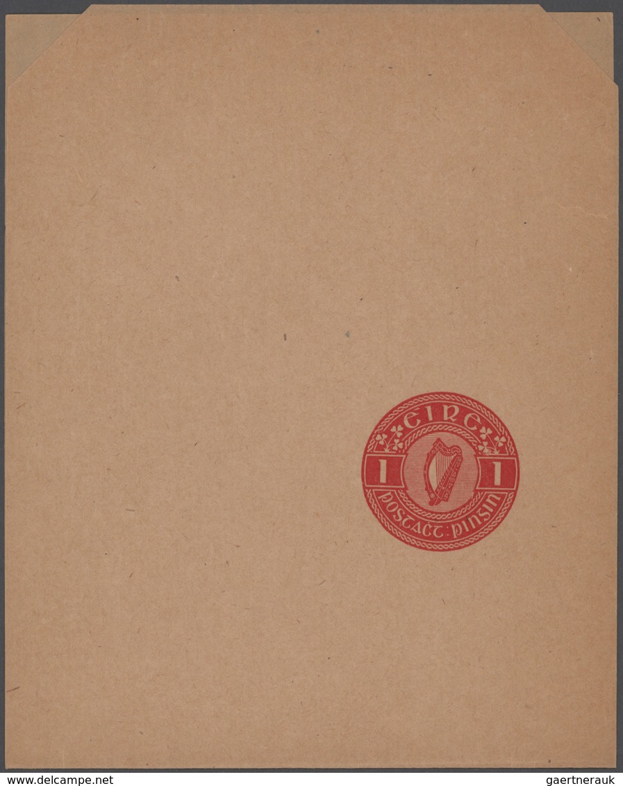 Irland: 1922/94 accumulation of ca. 480 unused/CTO-used and commercially used postal stationeries (p