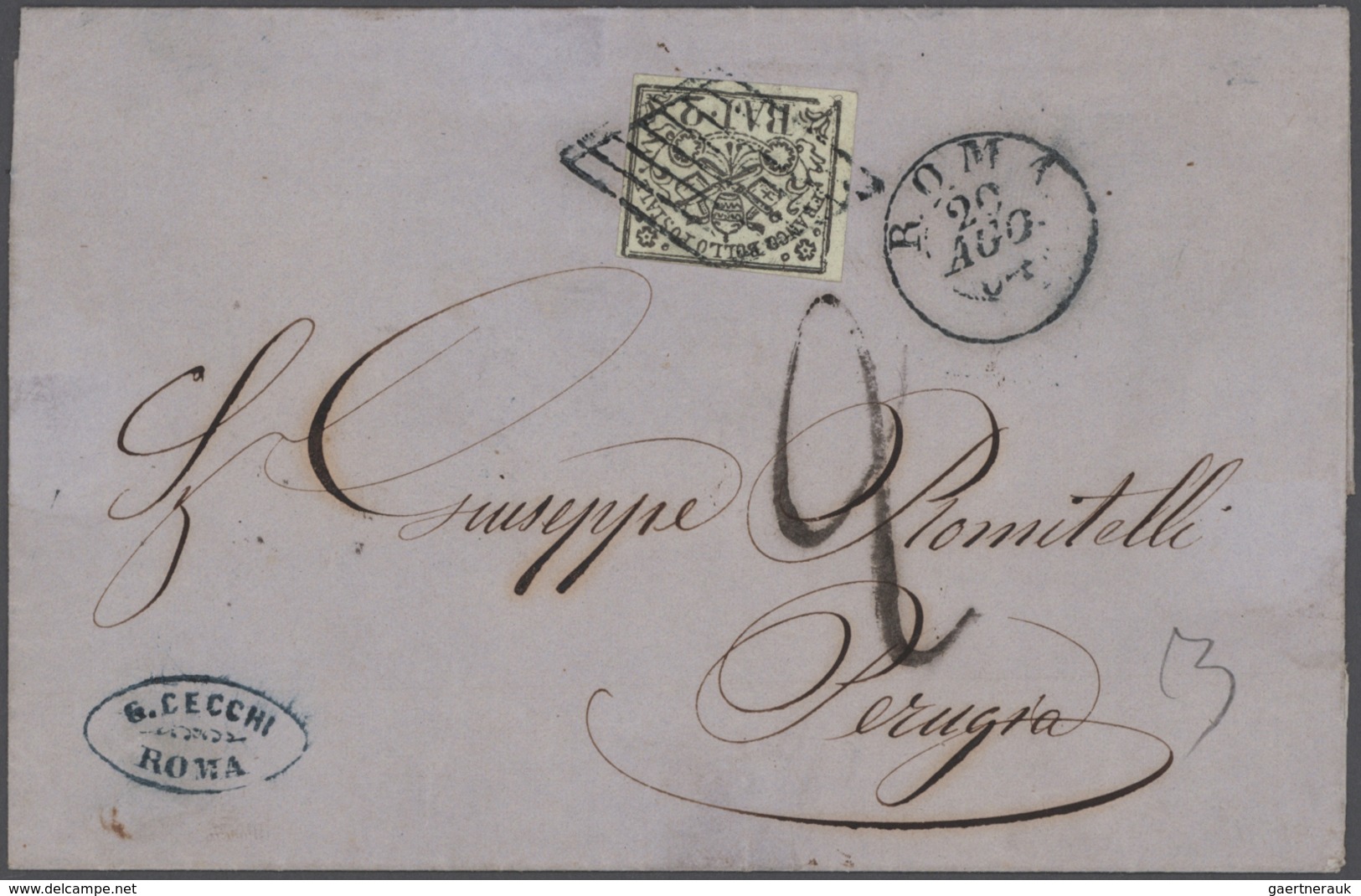 Altitalien: 1851-1868 Collection Of Hundreds Of Mint And Used Stamps From Italian States, Including - Sammlungen