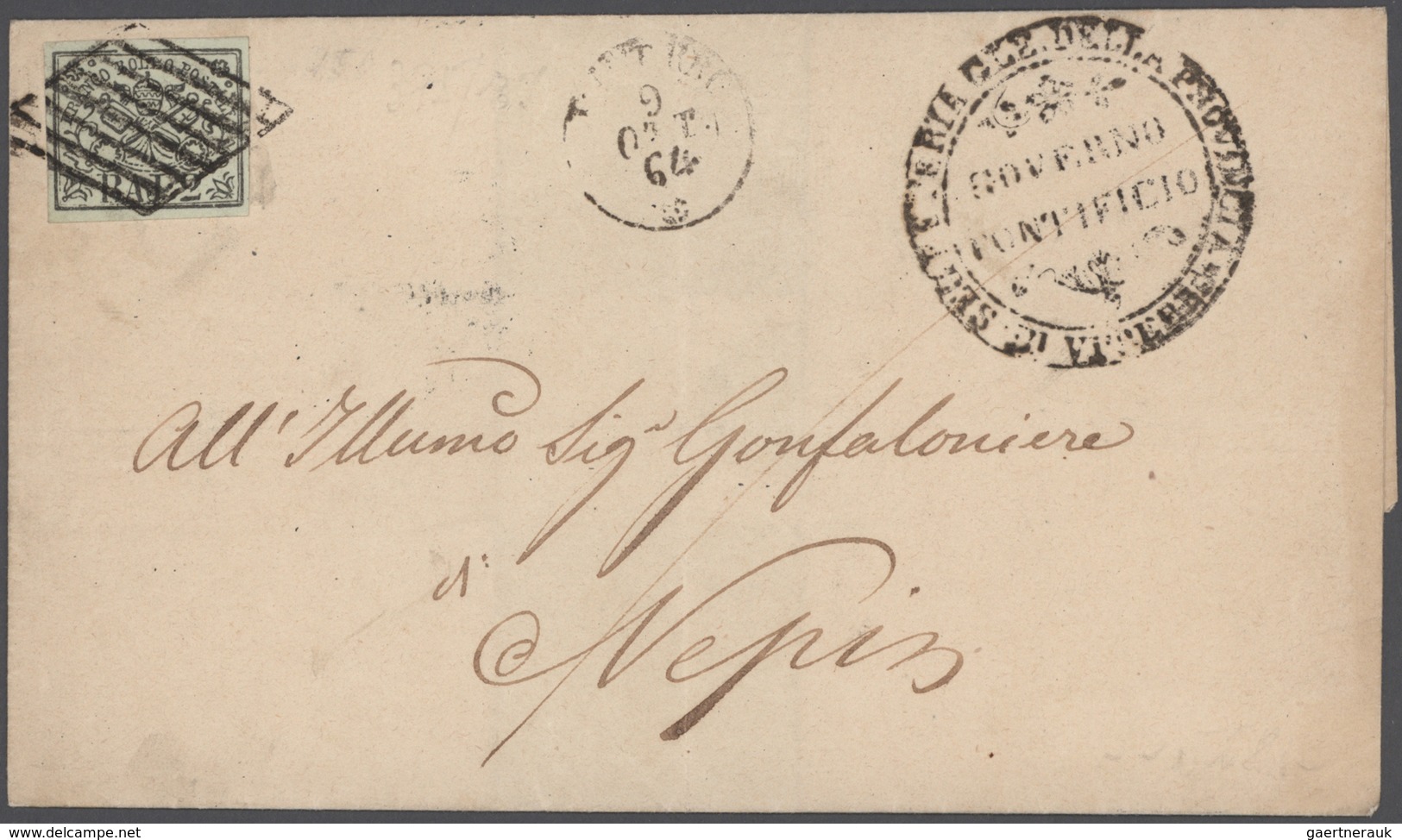 Altitalien: 1851-1868 Collection Of Hundreds Of Mint And Used Stamps From Italian States, Including - Verzamelingen