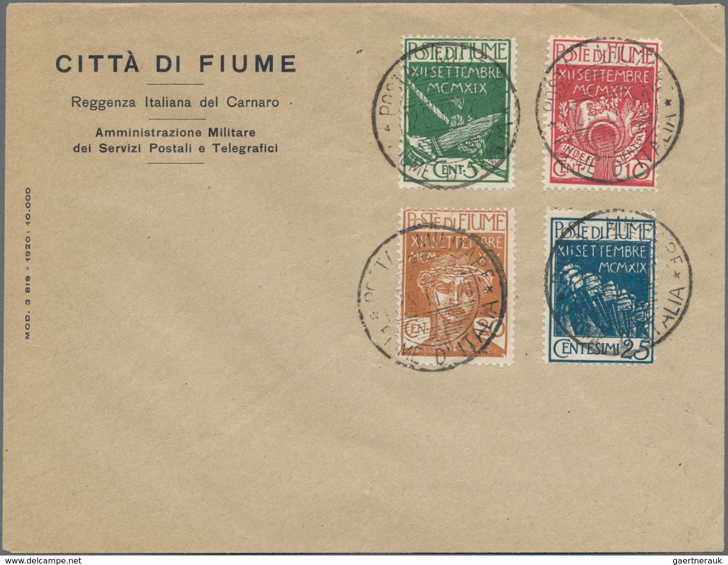 Italien: 1815/1970 (ca.), Italy/area, Holding Of Several Hundred Covers/cards Incl. Registered And A - Colecciones