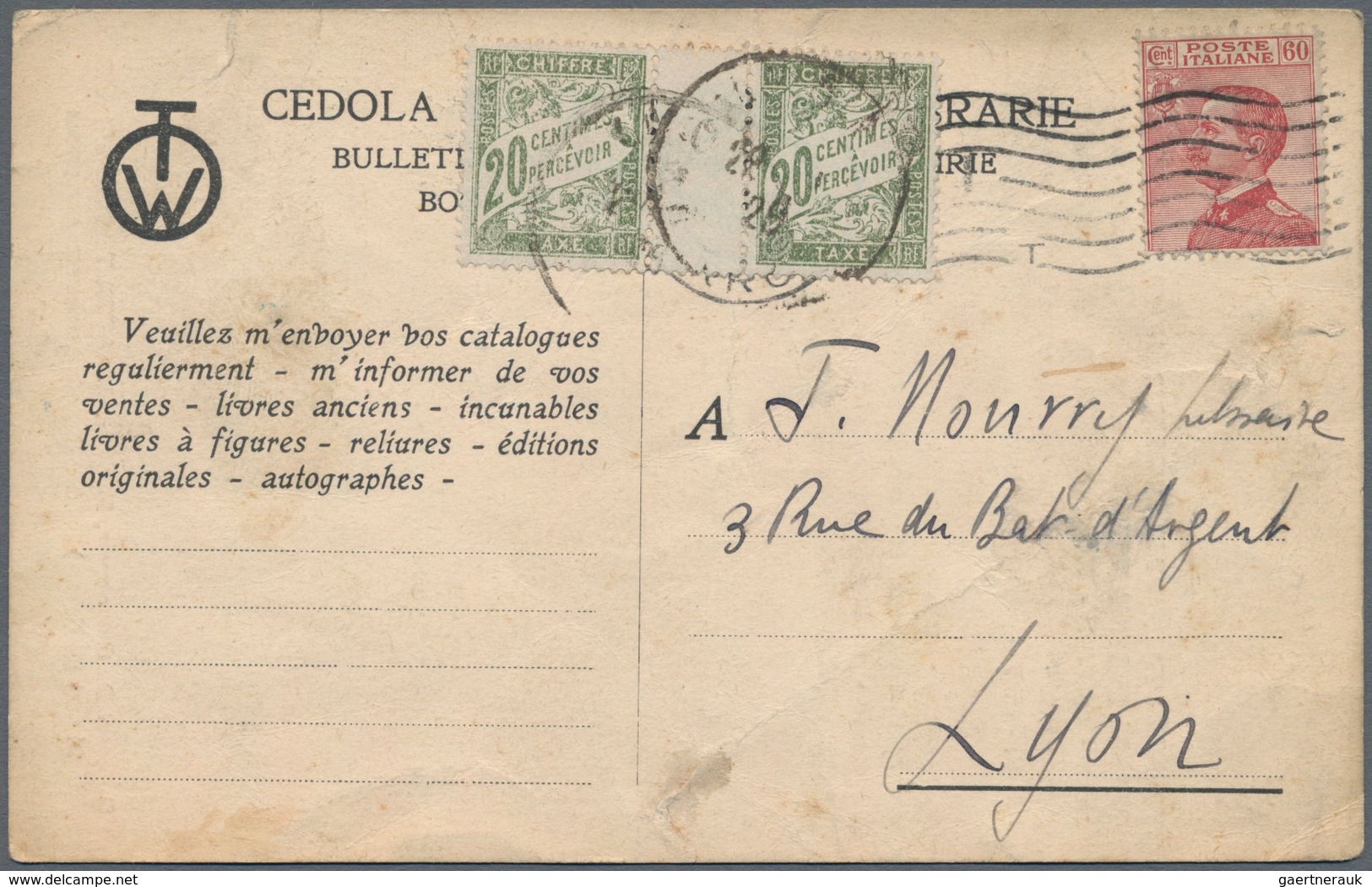 Italien: 1841/1999, Accumulation Of Ca. 570 Covers, Cards, View Cards, Telegrams And Unused, CTO-use - Collections