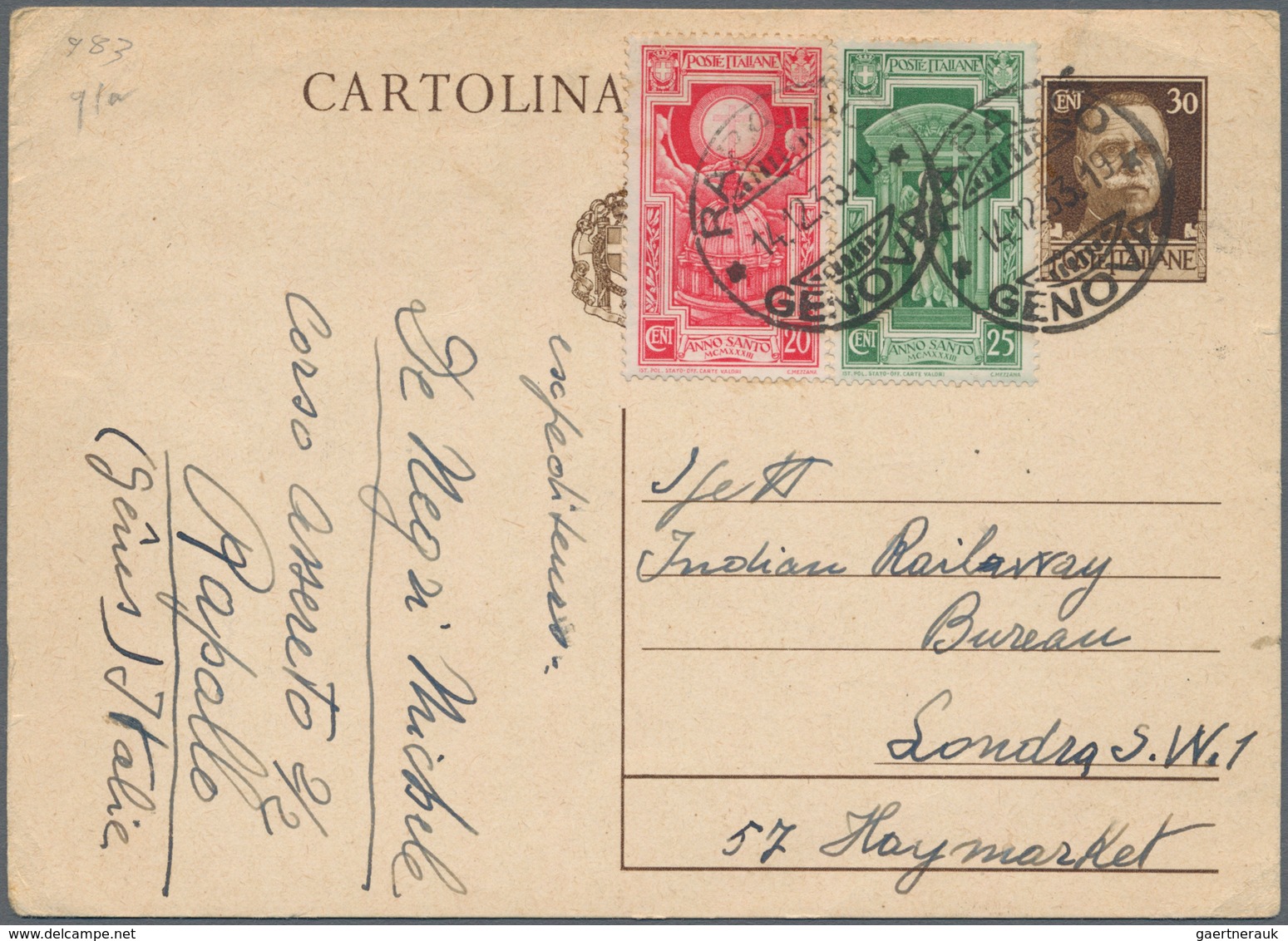 Italien: 1841/1999, Accumulation Of Ca. 570 Covers, Cards, View Cards, Telegrams And Unused, CTO-use - Collections