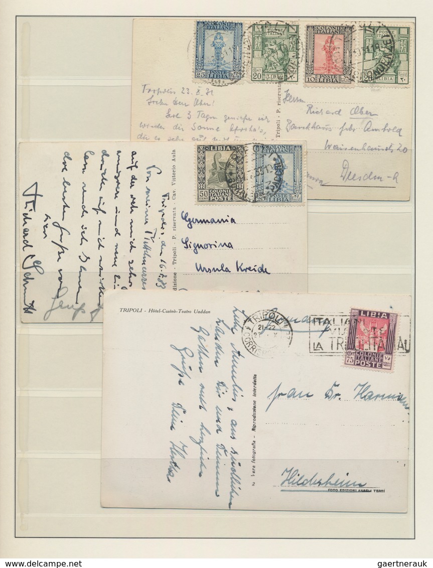 Italien: 1850/1940 (ca.), Italian Area, Used And Mint Balance In A Lindner Binder, Comprising Variou - Verzamelingen