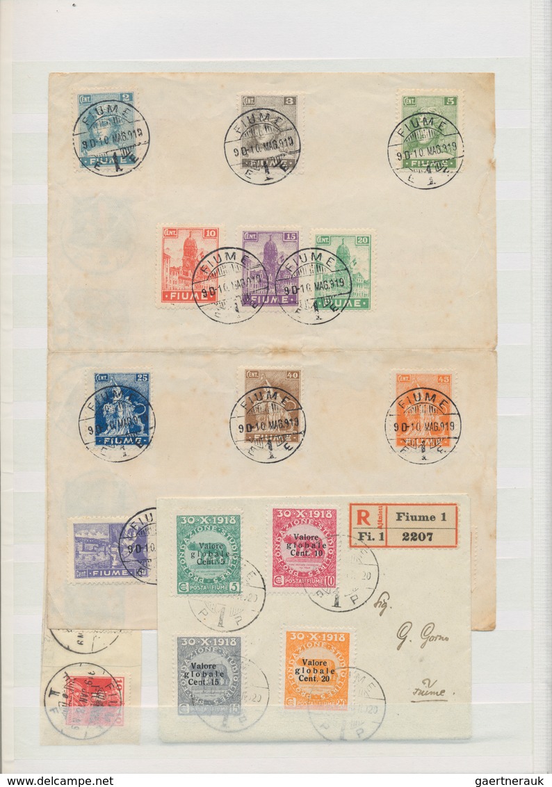 Italien: 1850/1955 (ca.), Italian Area, Comprehensive Used And Mint Balance In Three Thick Stockbook - Verzamelingen