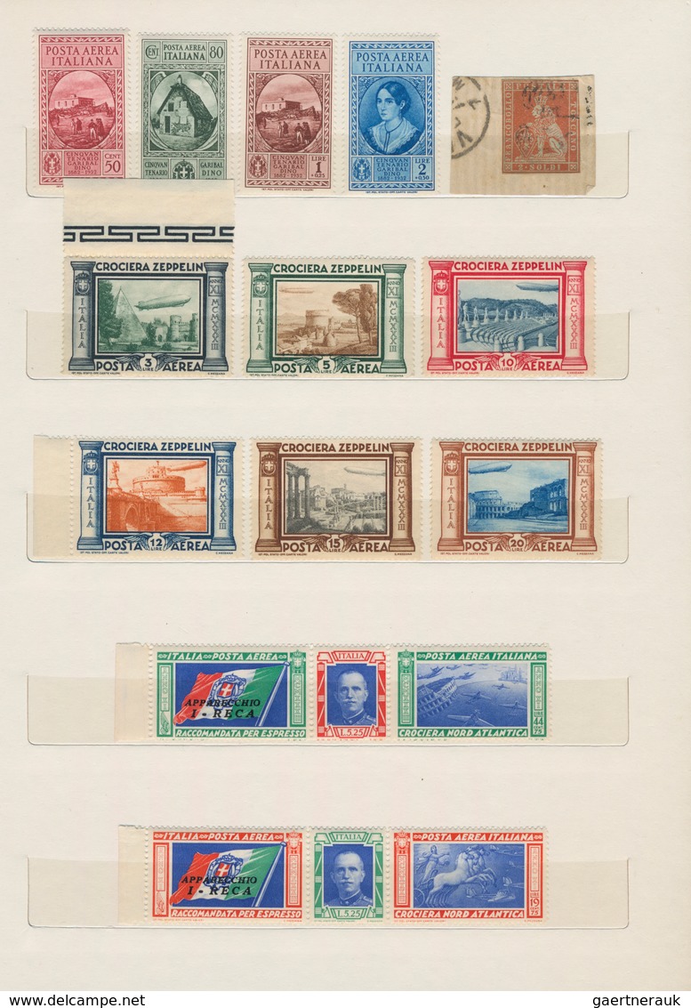 Italien: 1855/1945 (ca.), Balance On Stockpages/stockbook, From Some States/area And Main Value In T - Collections